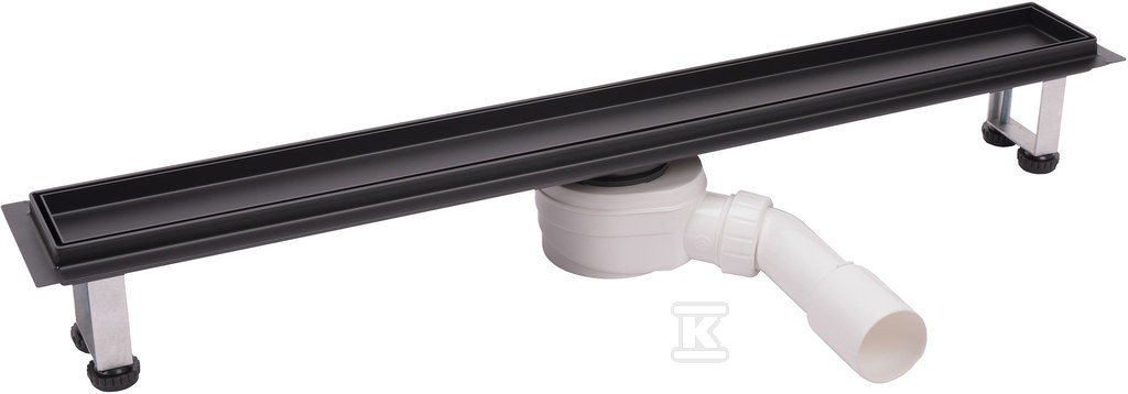 ODPŁYW LINIOWY POD PŁYTKĘ 70CM, CZARN